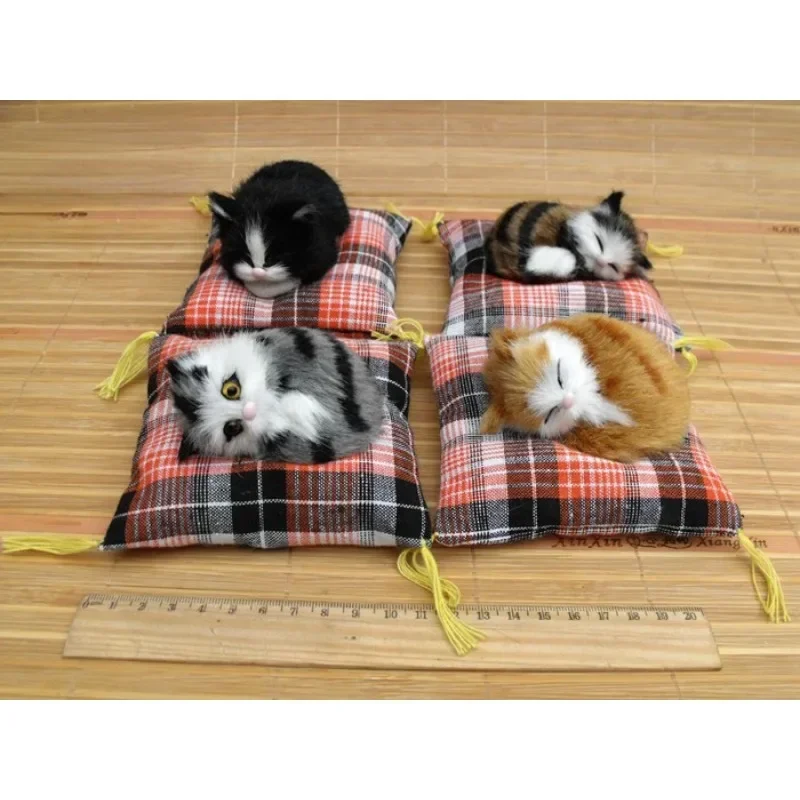Artificial Mini Sleeping Cats on Cloth Pad Plush Simulation Lying Cats Doll Ornaments Children's Gifts Home Decoration Crafts
Artificial Mini Sleeping Cats on Cloth Pad Plush Simulation Lying Cats Doll Ornaments Children's Gifts Home Decoration Crafts