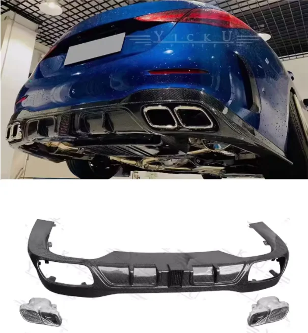 For Mercedes-Benz W206 C200 C260 2022-2025 Real Forged Carbon Fiber Rear Bumper Trunk Lip Diffuser Spoiler Exhaust Tips Body Kit
For Mercedes-Benz W206 C200 C260 2022-2025 Real Forged Carbon Fiber Rear Bumper Trunk Lip Diffuser Spoiler Exhaust Tips Body Kit
