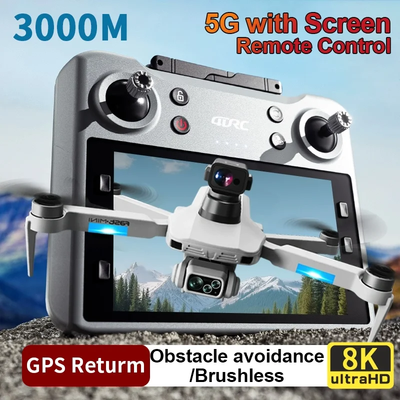 New For 4DRC F8 PRO/MAX GPS Drone with 8k professional HD camera 5G WiFi FPV Brushless bstacle avoidance Folding Quadcopter Toy
New For 4DRC F8 PRO/MAX GPS Drone with 8k professional HD camera 5G WiFi FPV Brushless bstacle avoidance Folding Quadcopter Toy