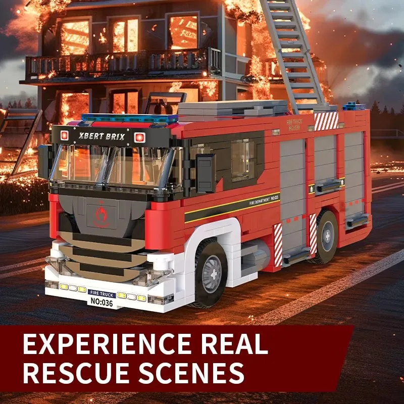 704PCS Fire Truck Building Blocks DIY City Engineering Rescue Vehicle Model Educational Puzzle Toys Birthday GIfts Teens
704PCS Fire Truck Building Blocks DIY City Engineering Rescue Vehicle Model Educational Puzzle Toys Birthday GIfts Teens