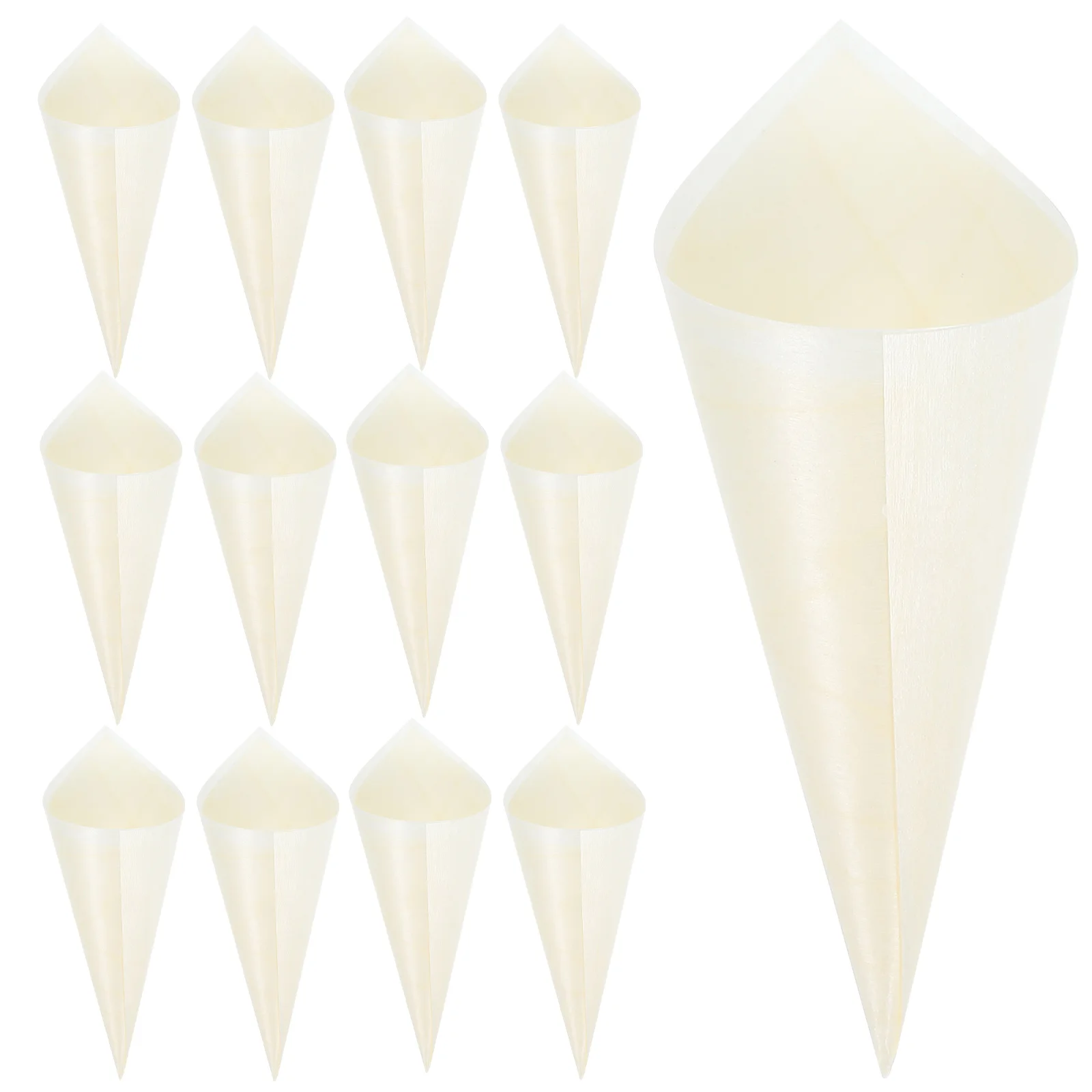 100pcs Wood Egg Roll Containers 125mm Ice Cream Cone Cups Disposable Food Holders Crafted Unique Versatile Glassware
100pcs Wood Egg Roll Containers 125mm Ice Cream Cone Cups Disposable Food Holders Crafted Unique Versatile Glassware