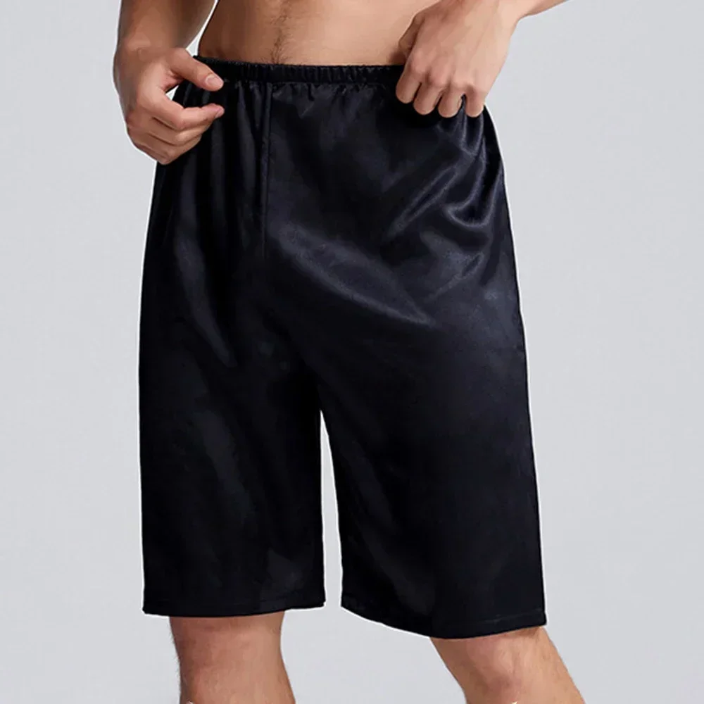 Men's Simulated Silk Satin Pajamas Shorts Pajamas Sleep Bottoms Nightwear Sleepwear Home Smooth Stretch Waist Casual Mens Shorts
Men's Simulated Silk Satin Pajamas Shorts Pajamas Sleep Bottoms Nightwear Sleepwear Home Smooth Stretch Waist Casual Mens Shorts