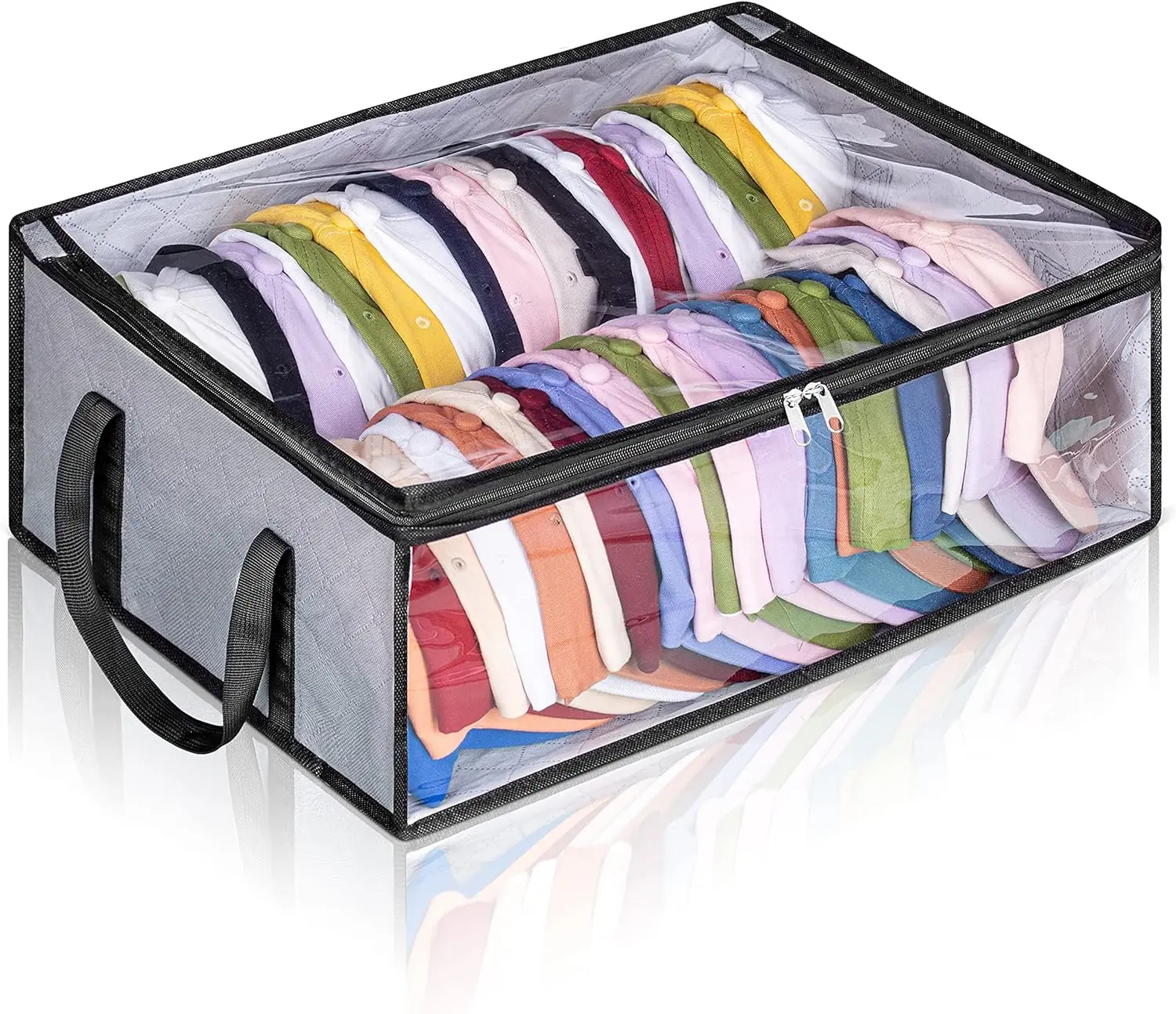 AOODA Hat Storage for Baseball Caps, Large Holds up to 40 Caps Wide Hat Organizer for Closet Snapback Holder, Grey
AOODA Hat Storage for Baseball Caps, Large Holds up to 40 Caps Wide Hat Organizer for Closet Snapback Holder, Grey