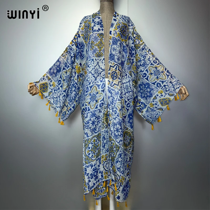 WINYI Long Sleeve Kimono Print Cardigan Muslim Women's Abaya Boho Cover up Dress Luxury Kaftan Dubai Style Fashion
WINYI Long Sleeve Kimono Print Cardigan Muslim Women's Abaya Boho Cover up Dress Luxury Kaftan Dubai Style Fashion