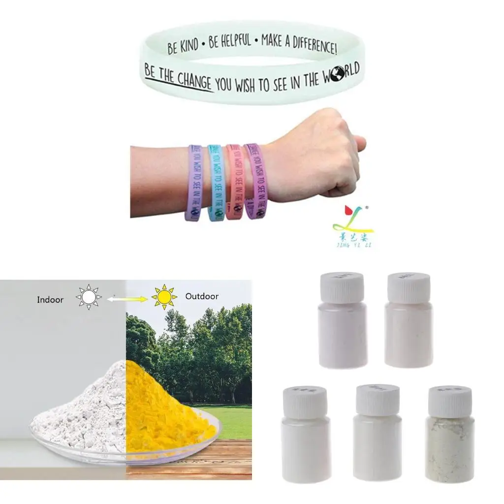 5 Colors UV Color Change Pigment Photochromic Expose to Sunlight Resin Colorants
5 Colors UV Color Change Pigment Photochromic Expose to Sunlight Resin Colorants