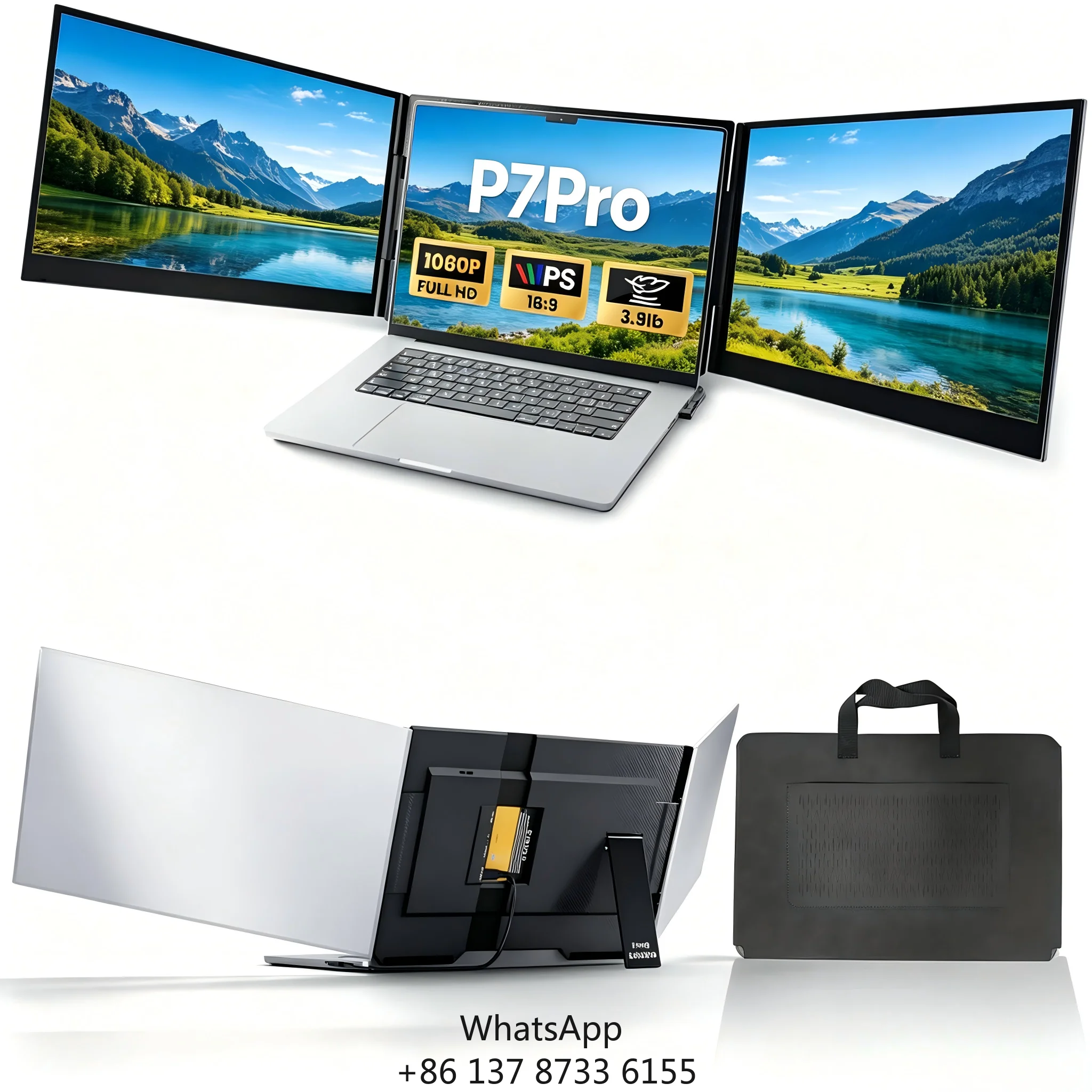 Monitor 15.6 Laptop Second Screen Full HD IPS LCD Display Screen For Digital Nomads And Office Meetings
Monitor 15.6 Laptop Second Screen Full HD IPS LCD Display Screen For Digital Nomads And Office Meetings