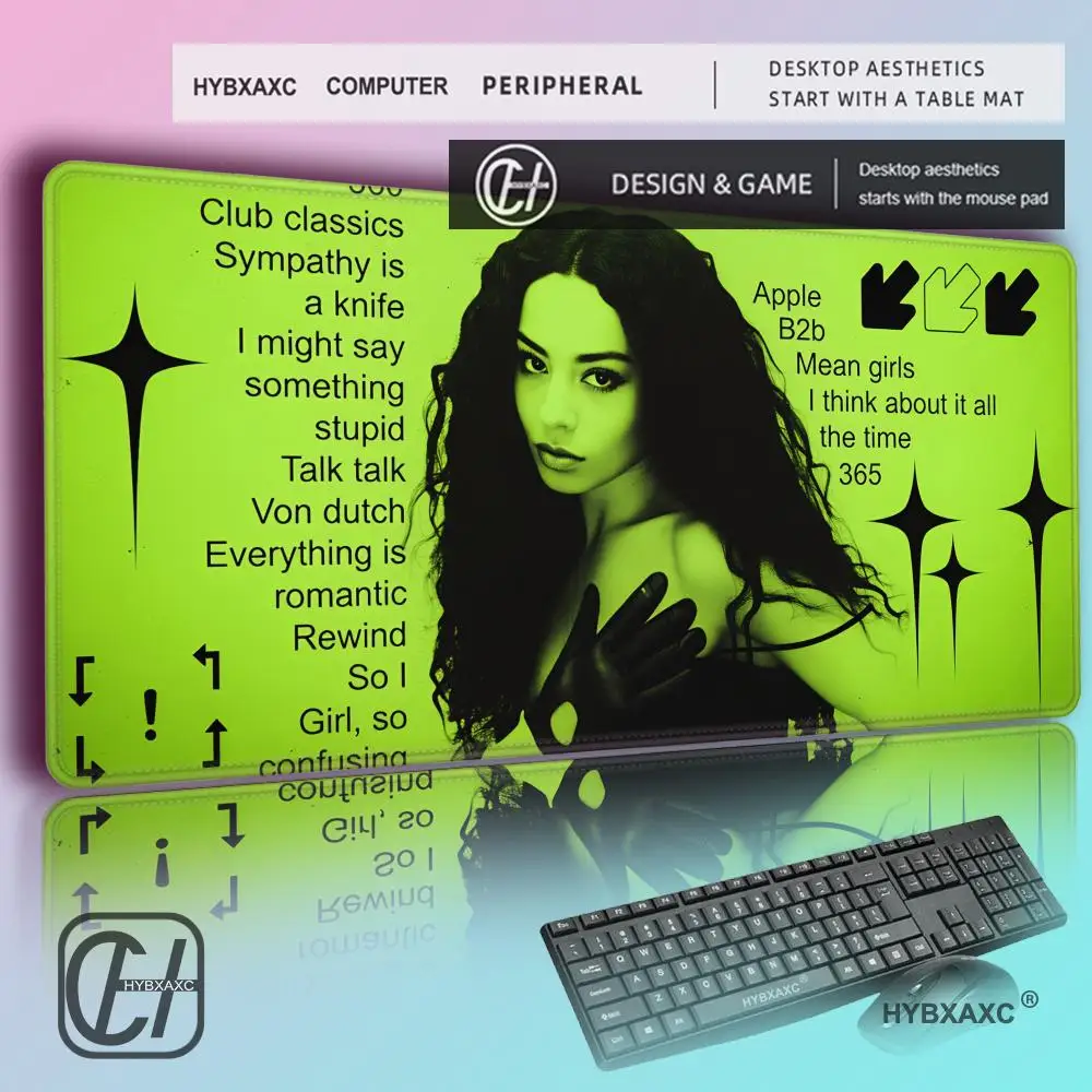 HYBXAXC singer art cool c-charli xcx b-Brat Mouse Pad Non-slip Lockedge Thickened Desktop MousePad Large Comfort Gaming Office
HYBXAXC singer art cool c-charli xcx b-Brat Mouse Pad Non-slip Lockedge Thickened Desktop MousePad Large Comfort Gaming Office