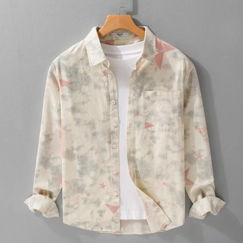 Мужской свободный крой Long Sve Cotton irt ket Detail, повседневная одежда для повседневного использования, открытый кардиган с цветочным принтом
Мужской свободный крой Long Sve Cotton irt ket Detail, повседневная одежда для повседневного использования, открытый кардиган с цветочным принтом