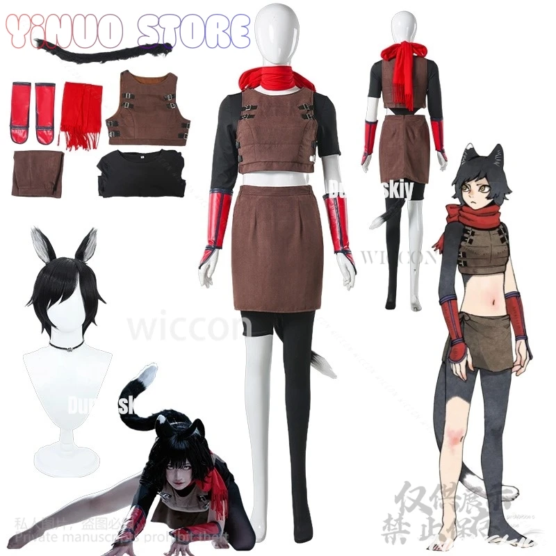 Anime Delicious In Dungeon Izumi Hitomi Cosplay Costumes Uniform Dress Sexy Suit Wigs Tail Furry For Halloween Party Customized
Anime Delicious In Dungeon Izumi Hitomi Cosplay Costumes Uniform Dress Sexy Suit Wigs Tail Furry For Halloween Party Customized
