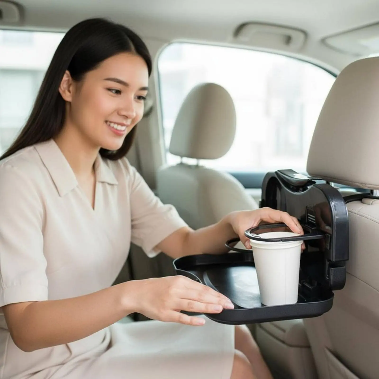 Car Rear Seat Table Sturdy Vehicle Dining Plate with Drink Holder Holder Seat Rear Storage Tray Heat Resistant Backseat
Car Rear Seat Table Sturdy Vehicle Dining Plate with Drink Holder Holder Seat Rear Storage Tray Heat Resistant Backseat