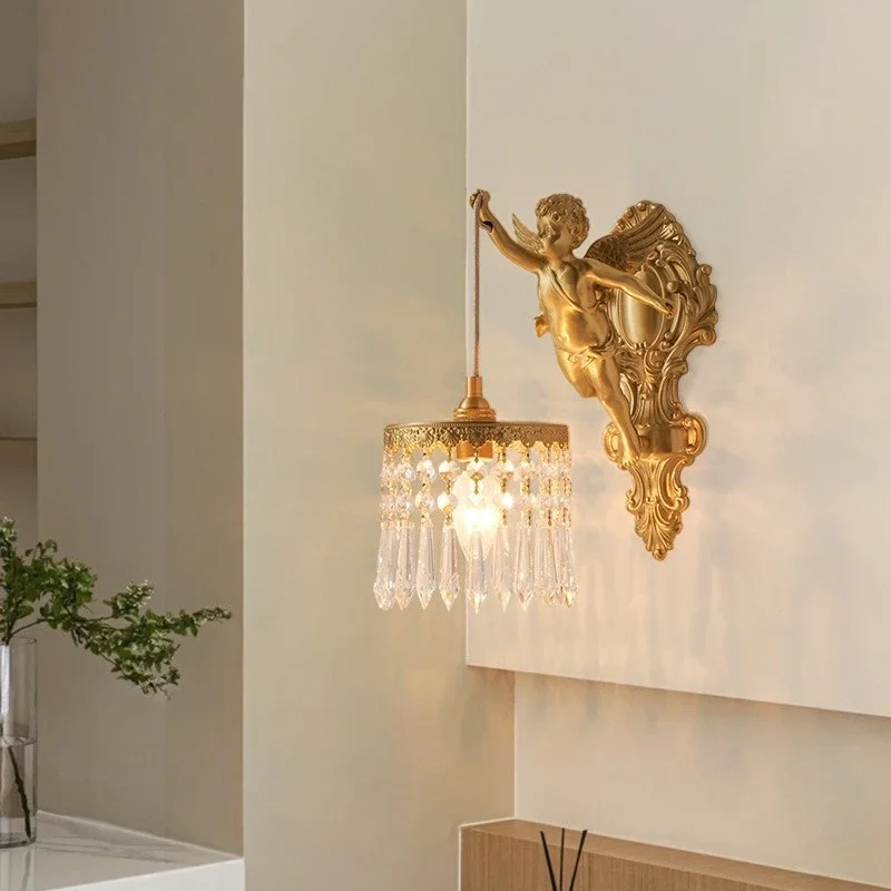 Medieval, French, Vintage, Brass, Angel, Crystal, Wall Lamp
Medieval, French, Vintage, Brass, Angel, Crystal, Wall Lamp