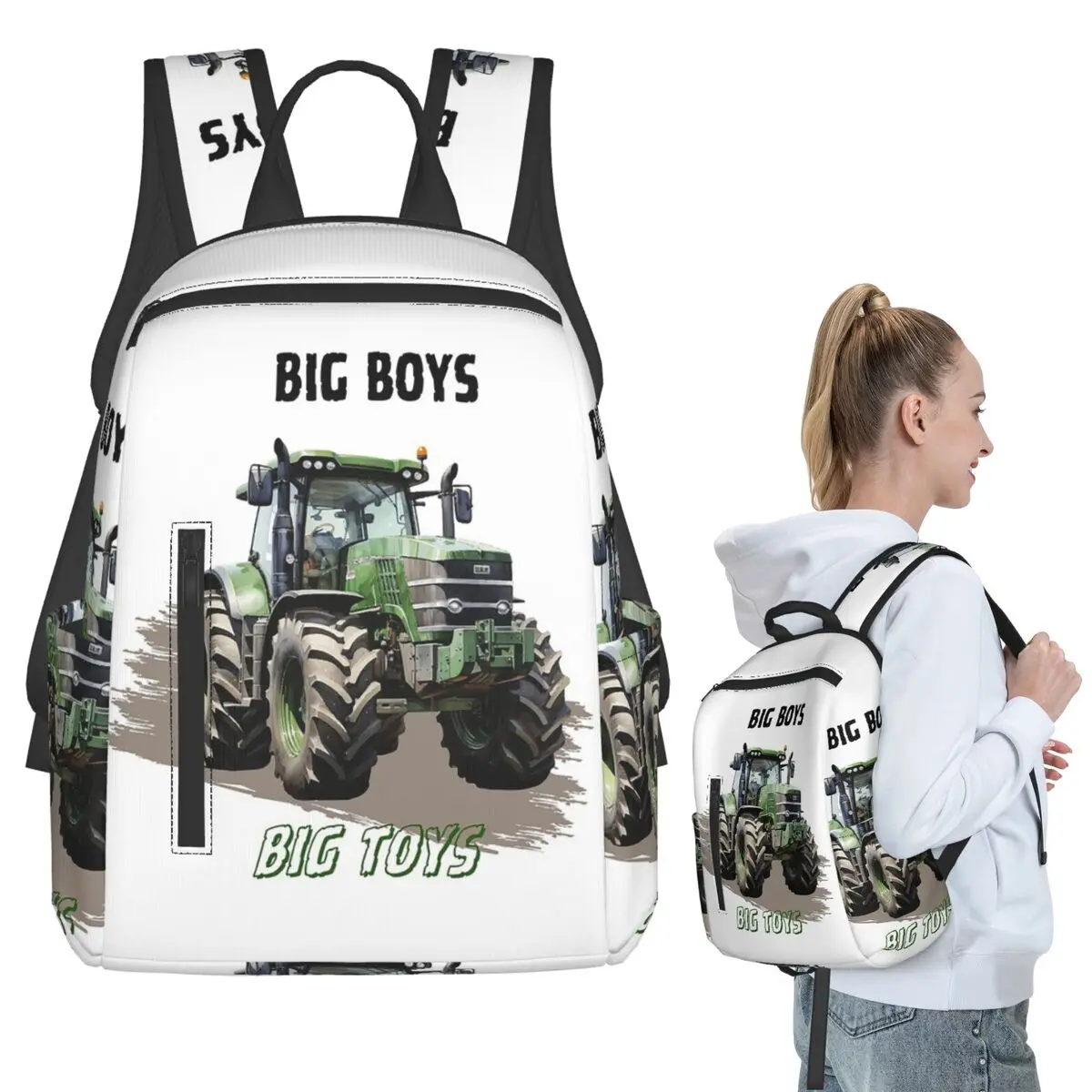 Big Boys Big Toys It's A Great Backpack Student BookBag Kids School Bag Computer Shoulder Bags Men Women
Big Boys Big Toys It's A Great Backpack Student BookBag Kids School Bag Computer Shoulder Bags Men Women