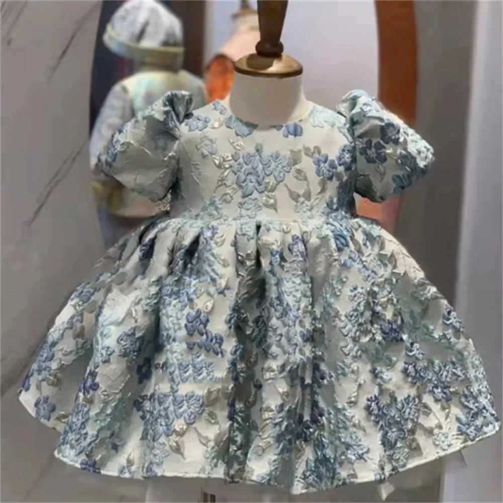 Children Princess Vintage Gown Bow Print Jacquard Design Wedding Birthday Party Clothes
Children Princess Vintage Gown Bow Print Jacquard Design Wedding Birthday Party Clothes