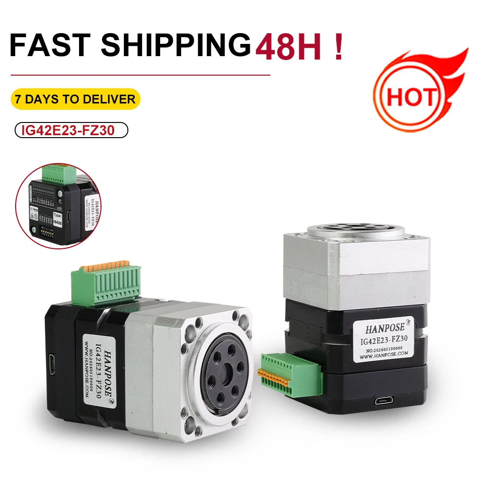 IG42E23-FZ30 Robotic Joint Motor with a reduction ratio of 30 50 80 integrating a harmonic reducer, driver, and enco
IG42E23-FZ30 Robotic Joint Motor with a reduction ratio of 30 50 80 integrating a harmonic reducer, driver, and enco