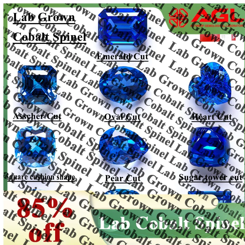 TOPTop Lab Grown Cobalt Spinel Multiple shapes Combination chain Selectable AGL Certificate Charms for Jewelry Making
TOPTop Lab Grown Cobalt Spinel Multiple shapes Combination chain Selectable AGL Certificate Charms for Jewelry Making
