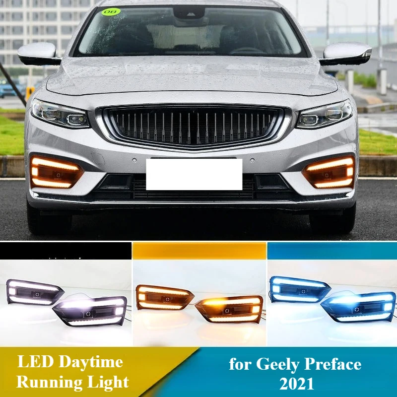 For Geely Preface 2021 Led Daytime Running Lights With Dynamic Turn Signal DRL Front Bumper Fog Lights Daylights Night Blue
For Geely Preface 2021 Led Daytime Running Lights With Dynamic Turn Signal DRL Front Bumper Fog Lights Daylights Night Blue