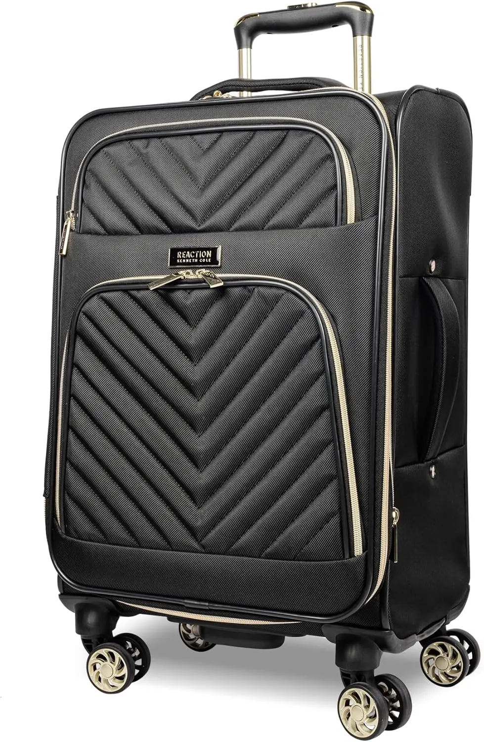 20-Inch Carry On Spinner Luggage, Chevron Quilted, Expandable, 8-Wheel
20-Inch Carry On Spinner Luggage, Chevron Quilted, Expandable, 8-Wheel