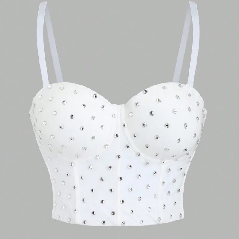 Fashion crystal diamond bra cute sexy girl butterfly camisole top women nightclub party cropped vest women wedding bra
Fashion crystal diamond bra cute sexy girl butterfly camisole top women nightclub party cropped vest women wedding bra