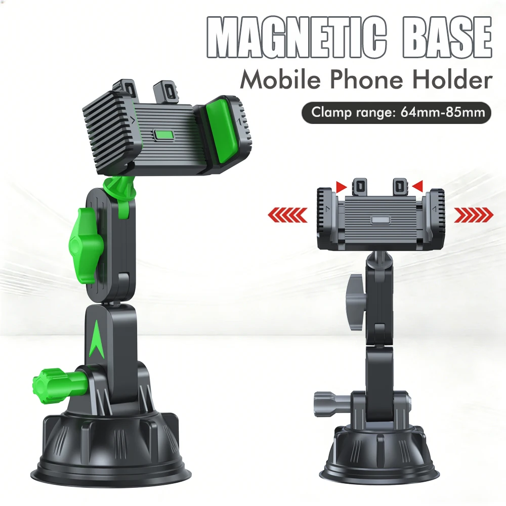 Car Phone Holder with Powerful Suction Cup Silicone Base for Dashboard and Windshield - Universal Navigation Phone Mount
Car Phone Holder with Powerful Suction Cup Silicone Base for Dashboard and Windshield - Universal Navigation Phone Mount