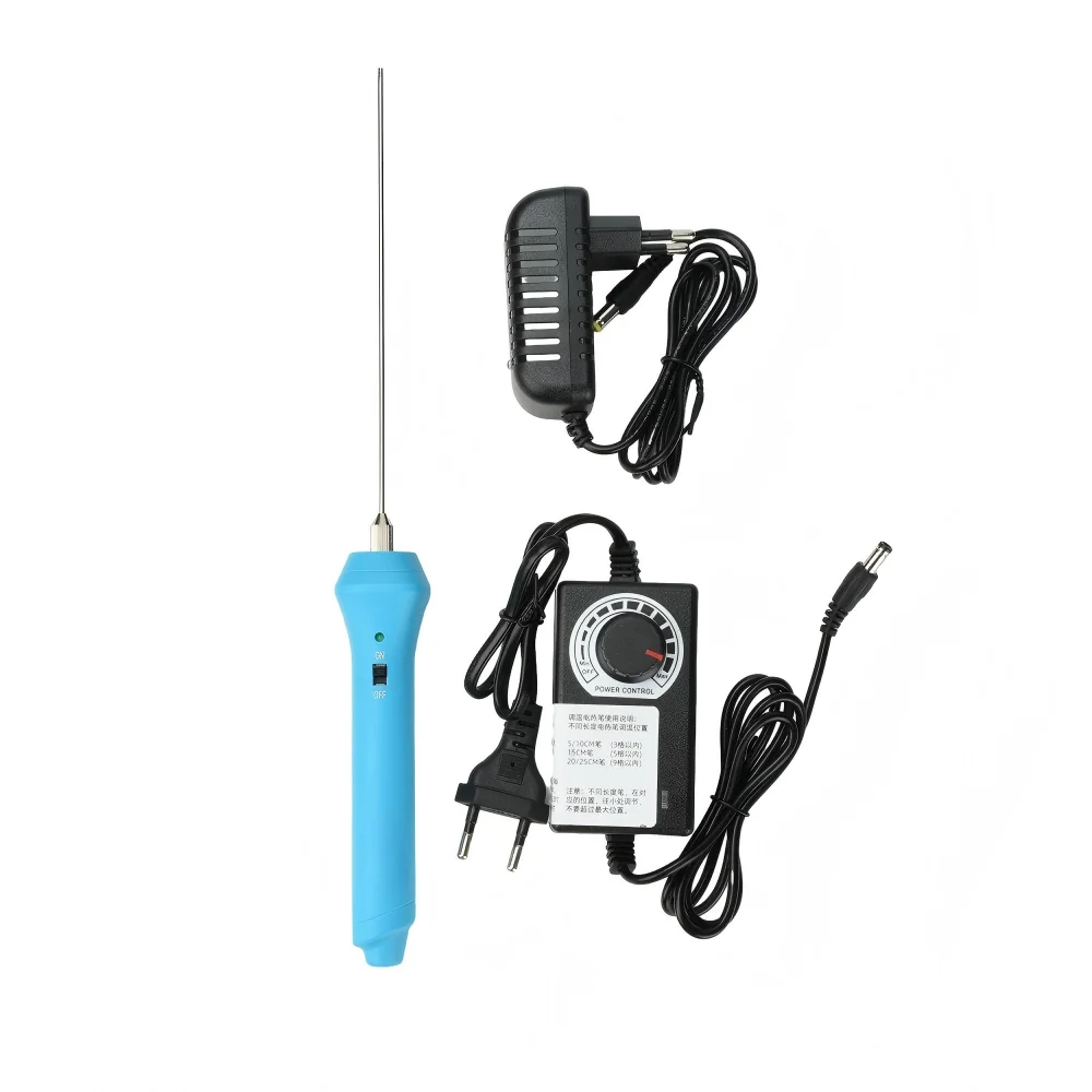 AC220V Hot Wire Foam Cutter Pen ON/OFF Switch 12V Electric Hot Knife Foam Pearl Cotton Fabric Cutting Tool with Power Light
AC220V Hot Wire Foam Cutter Pen ON/OFF Switch 12V Electric Hot Knife Foam Pearl Cotton Fabric Cutting Tool with Power Light