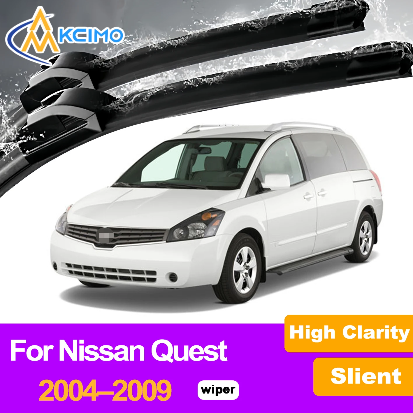 Kcimo Front Windshield Wiper Blades For Nissan Quest V42 2004–2009 Windscreen Window Car Accessories
Kcimo Front Windshield Wiper Blades For Nissan Quest V42 2004–2009 Windscreen Window Car Accessories