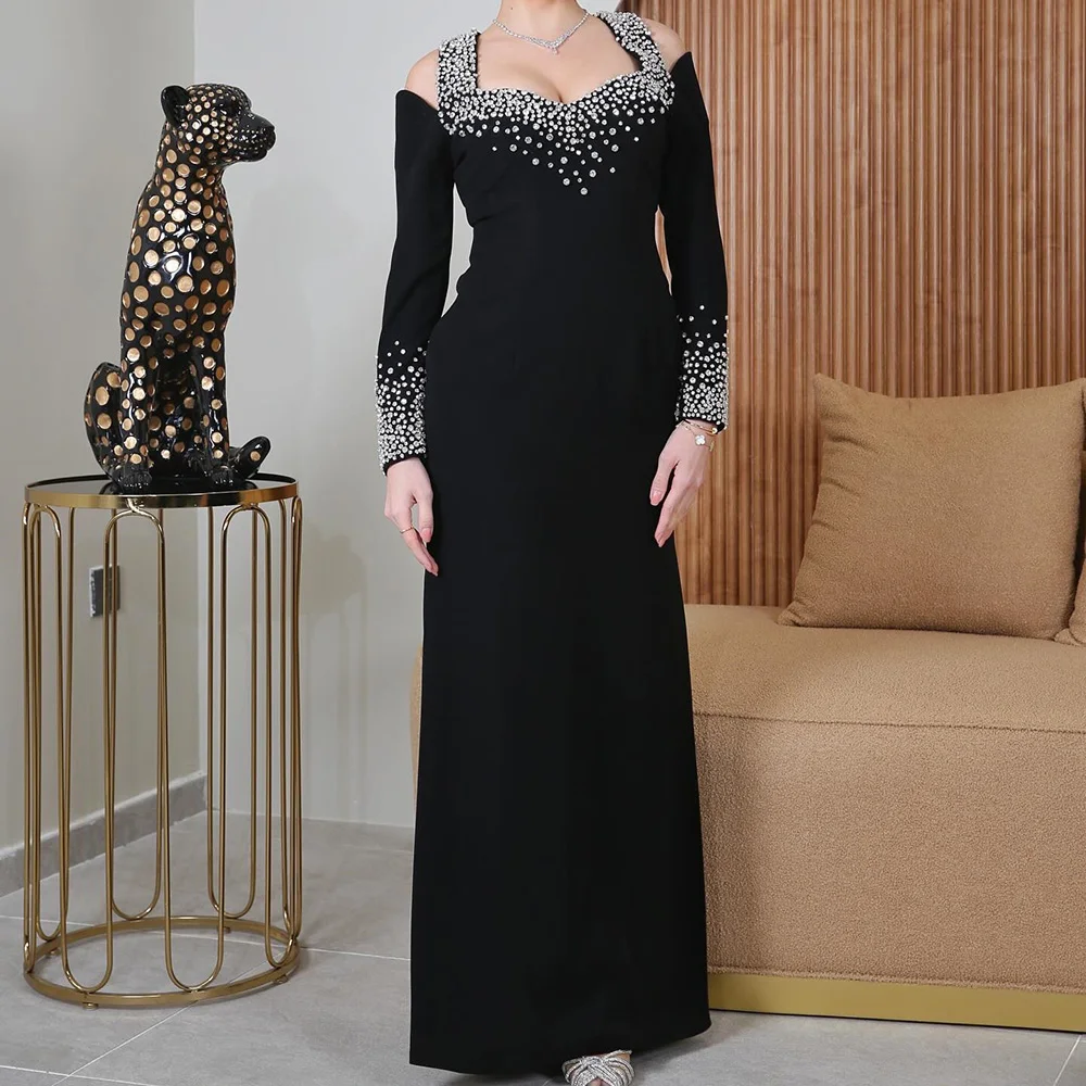Customzied A-Line Prom Dresses Floor-Length V-neck Full Sleeve Evening Gown Fashion Crystal Bow Lace-Up Simple Draped Party Gown
Customzied A-Line Prom Dresses Floor-Length V-neck Full Sleeve Evening Gown Fashion Crystal Bow Lace-Up Simple Draped Party Gown
