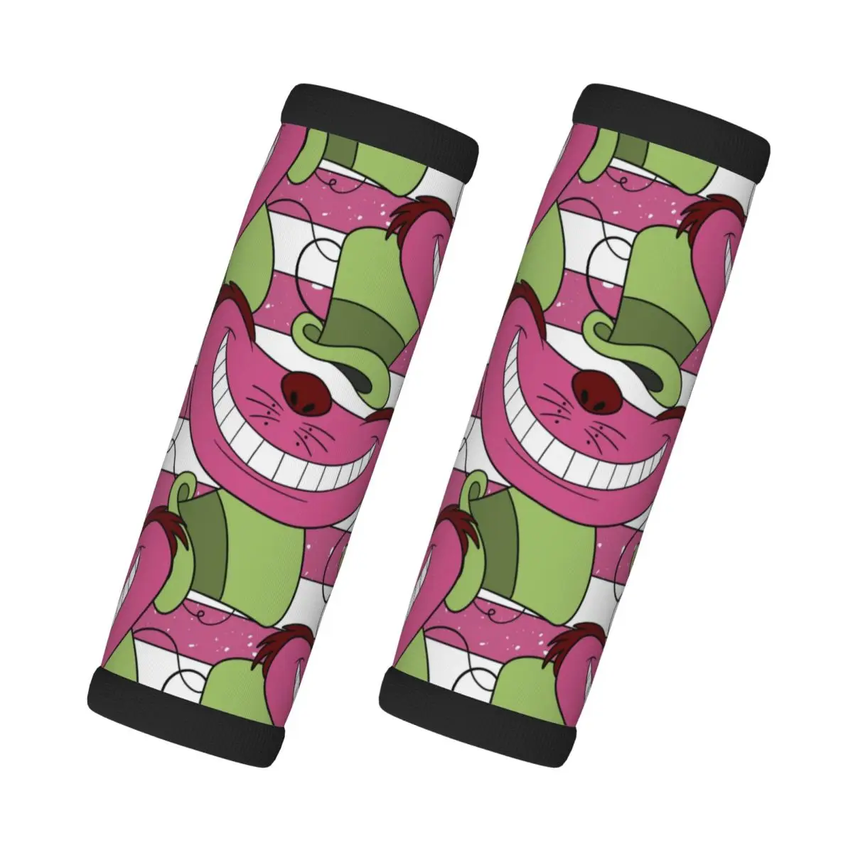 Custom Cheshire Cat 2 Pcs Luggage Handle Wrap Soft Grip Handle Cover Alice in Wonderland Neoprene Suitcase Identifier Travel
Custom Cheshire Cat 2 Pcs Luggage Handle Wrap Soft Grip Handle Cover Alice in Wonderland Neoprene Suitcase Identifier Travel