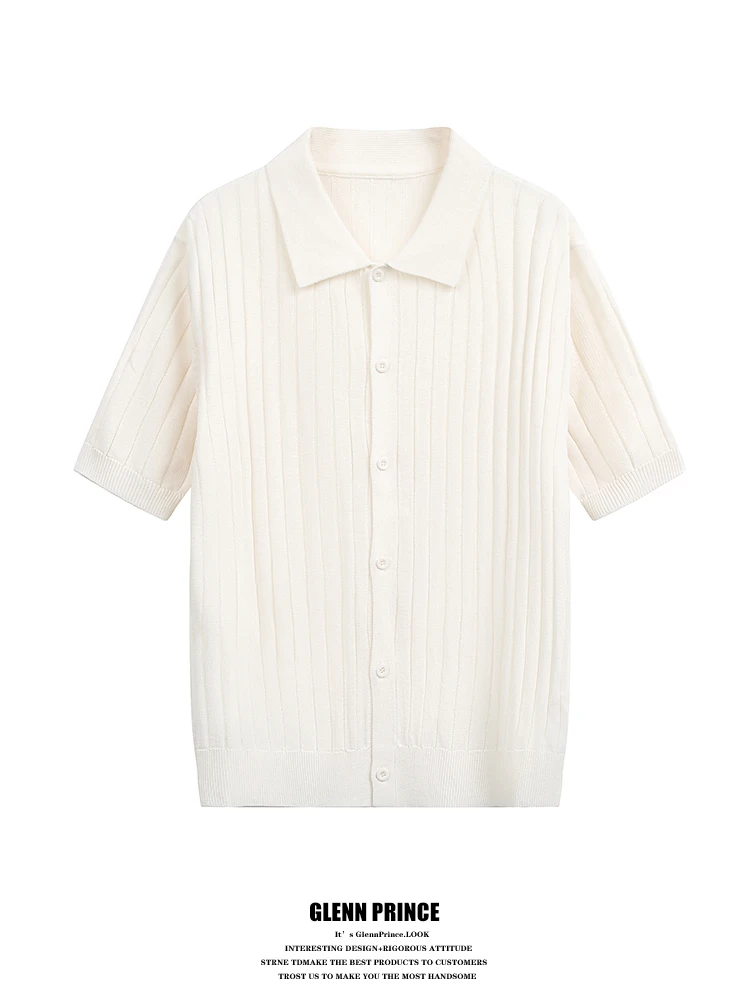 GPstudio Men's Knitted Neck Shirt Summer Breathable Short Sleeve Casual Wear Comfortable Skin-friendly Polyester T-shirt
GPstudio Men's Knitted Neck Shirt Summer Breathable Short Sleeve Casual Wear Comfortable Skin-friendly Polyester T-shirt