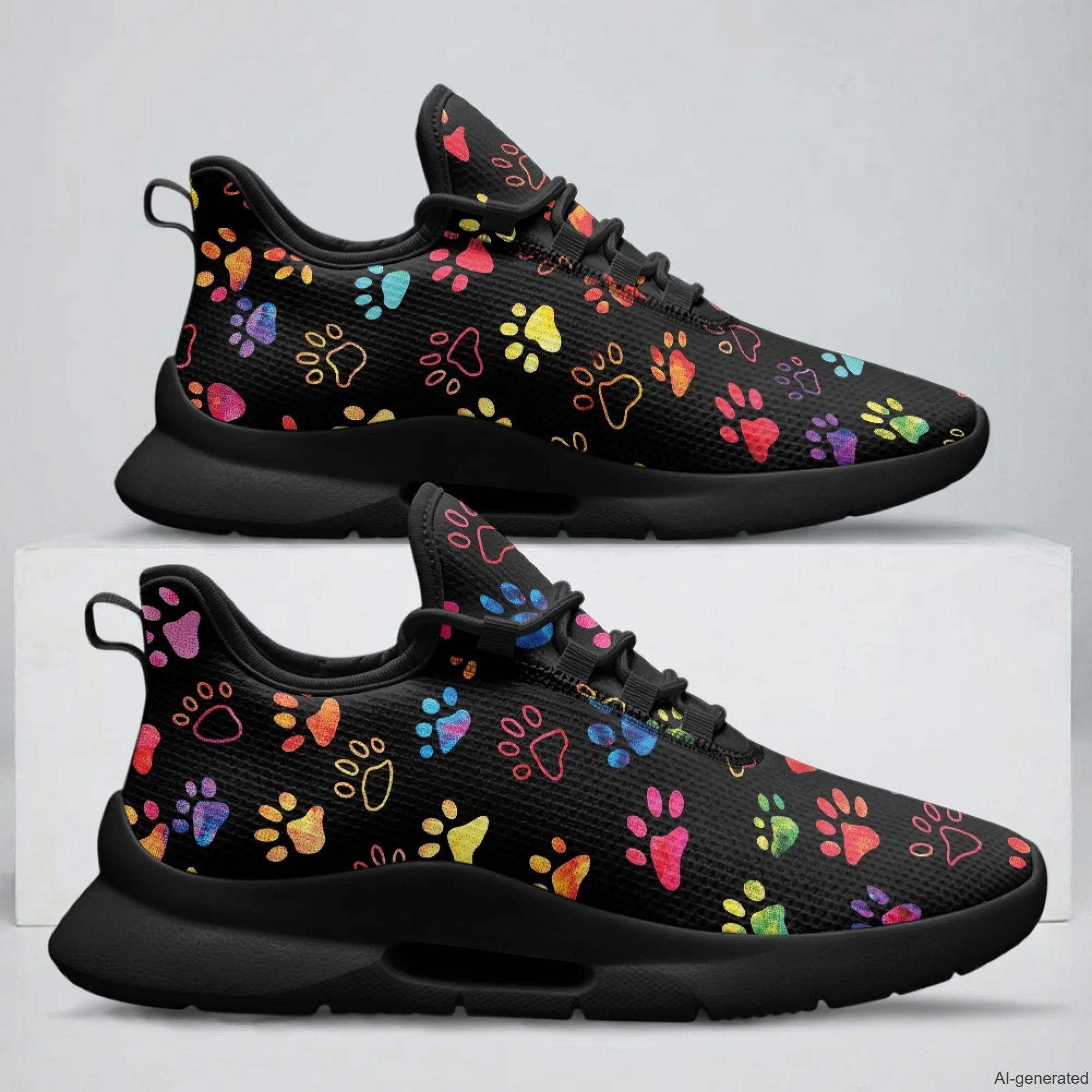 XIXIRIMIDO Lace-up Casual Shoes Men's Sneakers Breathable Mesh Walking Shoes Dog Paws Print Women's Fashion Shoes 35-48
XIXIRIMIDO Lace-up Casual Shoes Men's Sneakers Breathable Mesh Walking Shoes Dog Paws Print Women's Fashion Shoes 35-48