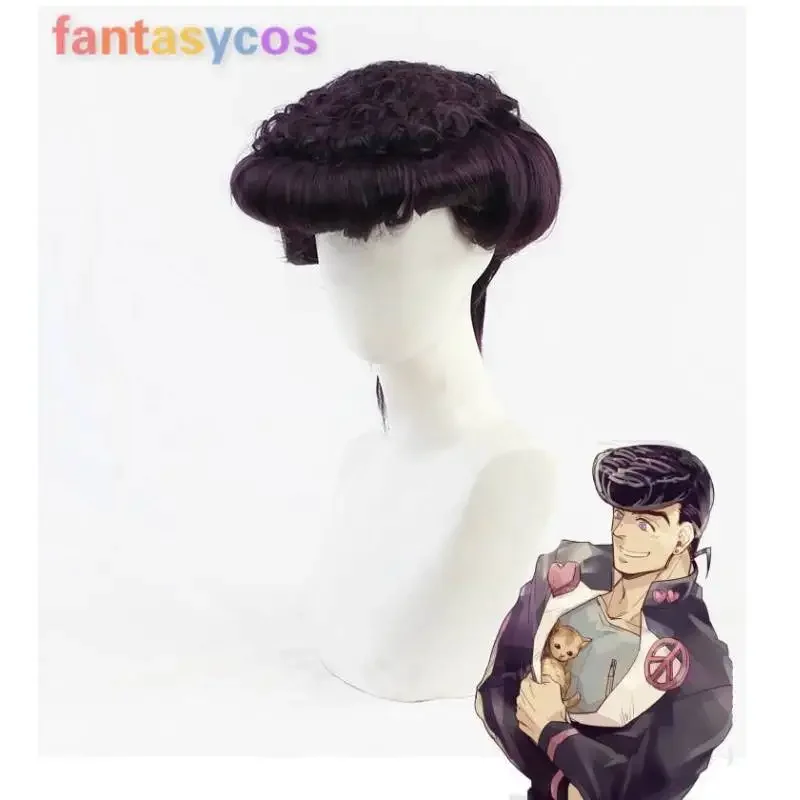 JoJo's Bizarre Adventure Higashikata Josuke Cosplay Wig Purple Short Hair Heat Resistant Hair Cosplay Costume Wigs +Free Wig Cap
JoJo's Bizarre Adventure Higashikata Josuke Cosplay Wig Purple Short Hair Heat Resistant Hair Cosplay Costume Wigs +Free Wig Cap