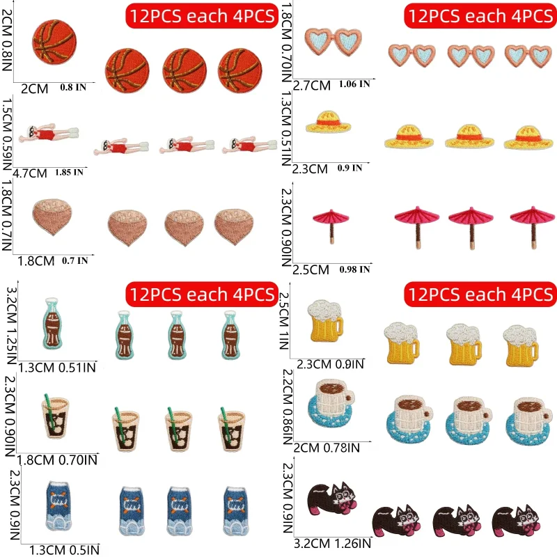 Chicken Leg Embroidery Wholesale Lots of Cartoon Panda Embroidery 10/12PCS Cloth Sticker Beer Milk Tea Clothes Decorative Patch
Chicken Leg Embroidery Wholesale Lots of Cartoon Panda Embroidery 10/12PCS Cloth Sticker Beer Milk Tea Clothes Decorative Patch