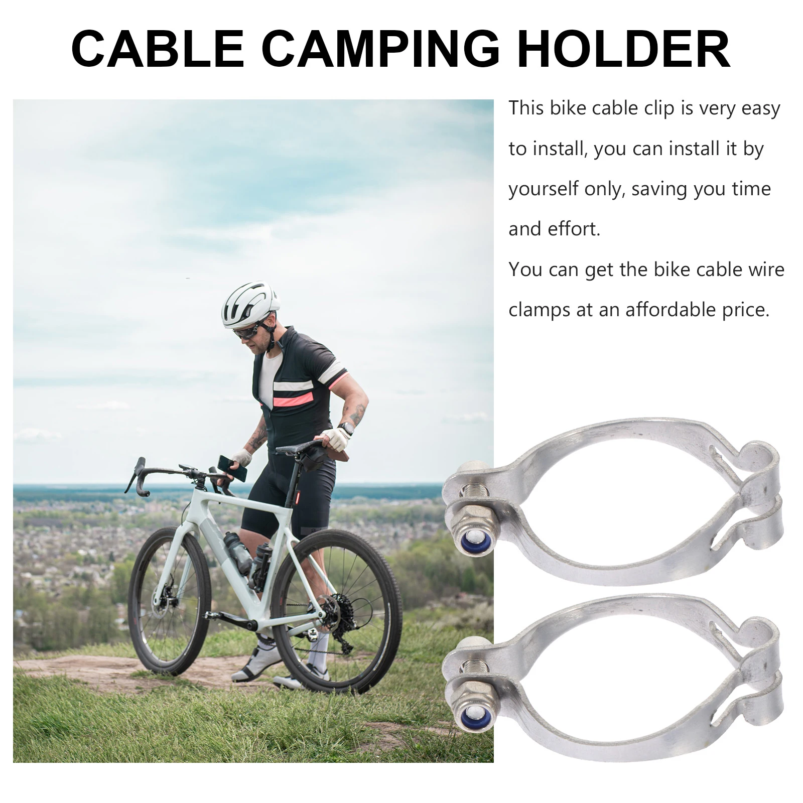2pcs Steel Brake Shifter Line Clip Bike Accessories Durable Cycling Wires Fixing Tool Cable Organizer Seat for Brake
2pcs Steel Brake Shifter Line Clip Bike Accessories Durable Cycling Wires Fixing Tool Cable Organizer Seat for Brake