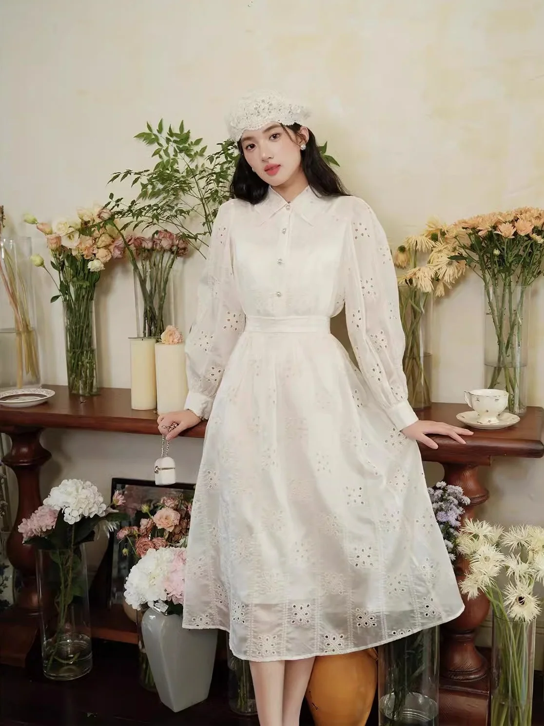 Slimming Design Bubble Sve Women's irt Skirt Two-Piece Set Autumn Faion French Sle Straight Cut Long Sve Breathable
Slimming Design Bubble Sve Women's irt Skirt Two-Piece Set Autumn Faion French Sle Straight Cut Long Sve Breathable