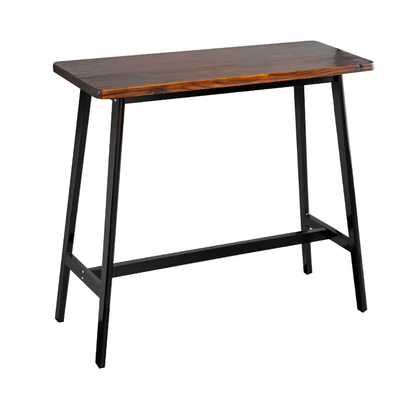 Solid wood small bar table and chair combination household light luxury high table long strip against the wall bar table outdoor
Solid wood small bar table and chair combination household light luxury high table long strip against the wall bar table outdoor
