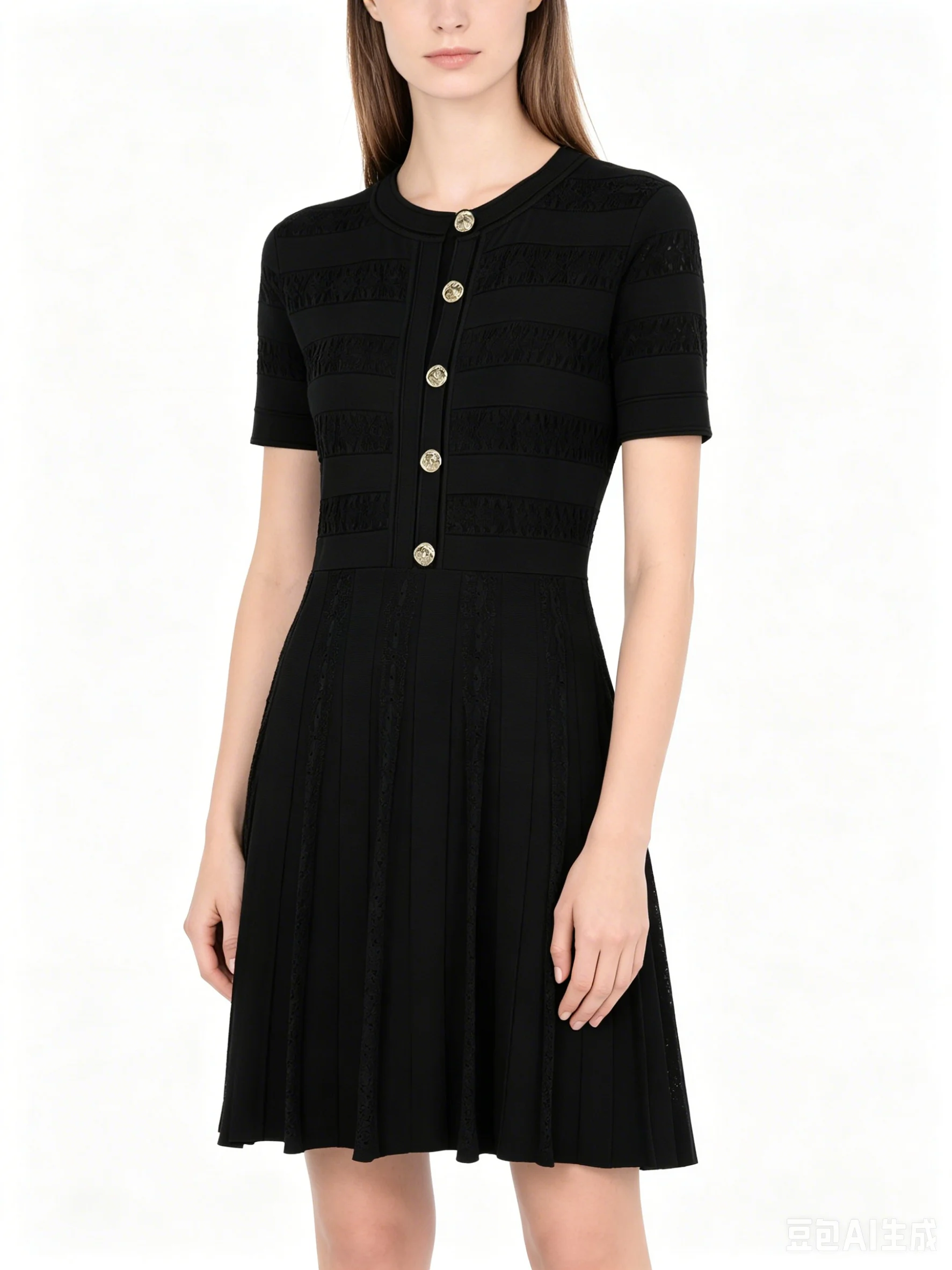 26141 Summer Fashion Women Round Neck Short Sleeve Knitted Dress Heavy Craft Slim Fit Temperament Office Commuter Outfit
26141 Summer Fashion Women Round Neck Short Sleeve Knitted Dress Heavy Craft Slim Fit Temperament Office Commuter Outfit