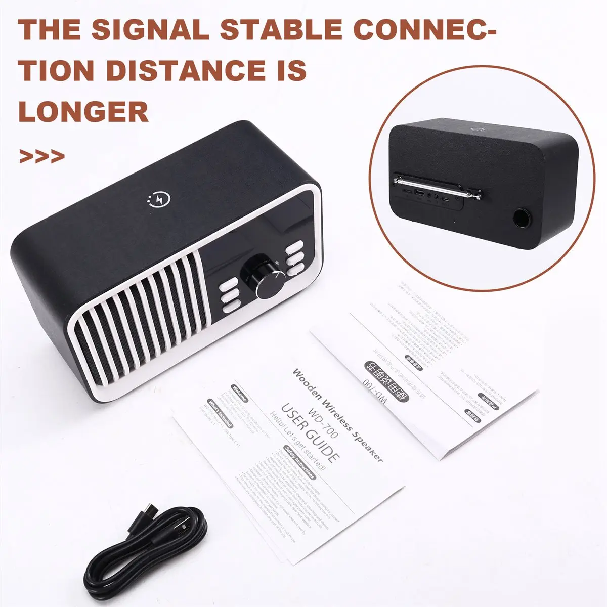 (ABGQ) Многофункциональная Bluetooth-колонка с радио, беспроводной зарядкой, поддержкой TF-карт, часами, портативная колонка для улицы
(ABGQ) Многофункциональная Bluetooth-колонка с радио, беспроводной зарядкой, поддержкой TF-карт, часами, портативная колонка для улицы
