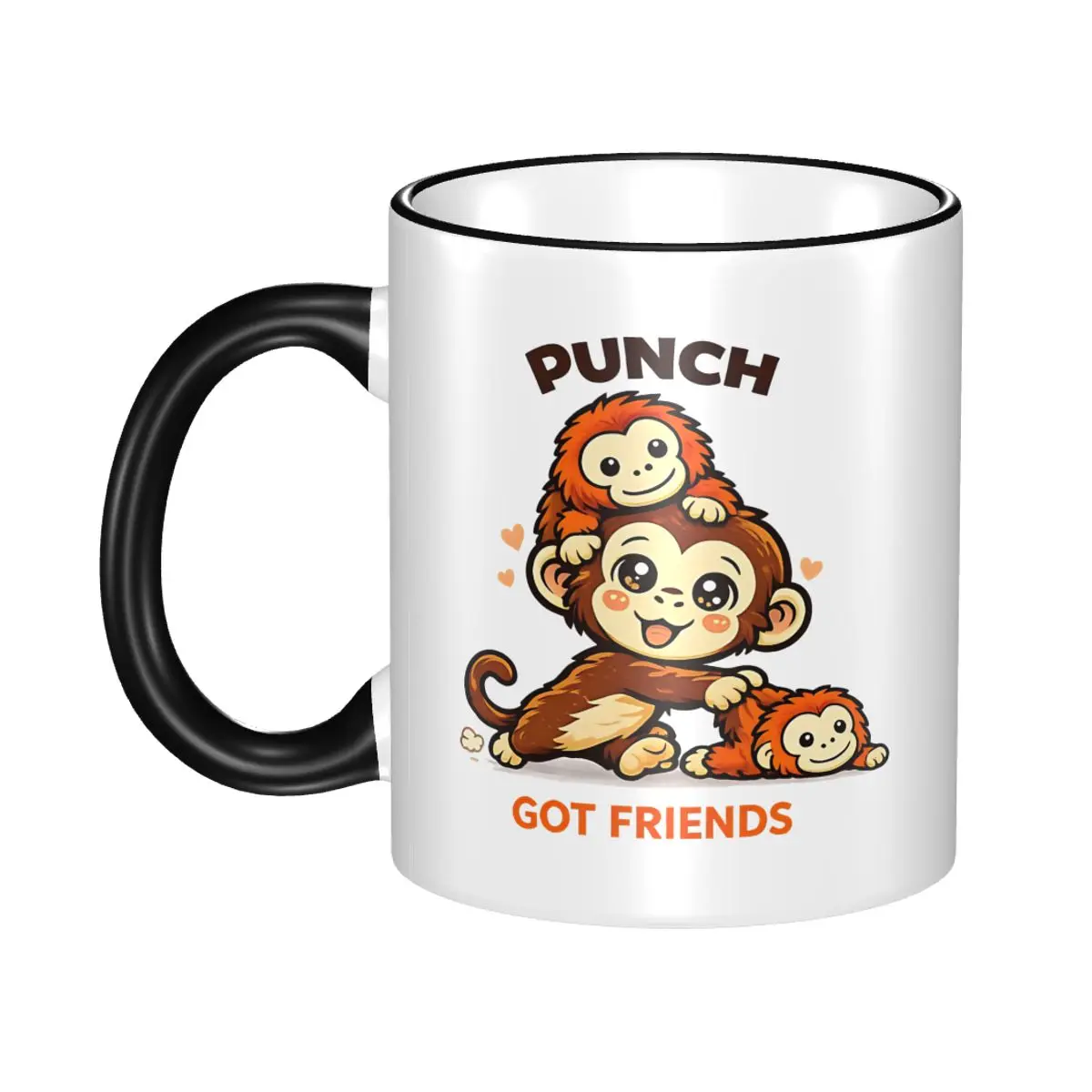 Punch Monkey Friends Cartoon Merch Coffee Mug Novelty Tea Cups Gifts
Punch Monkey Friends Cartoon Merch Coffee Mug Novelty Tea Cups Gifts