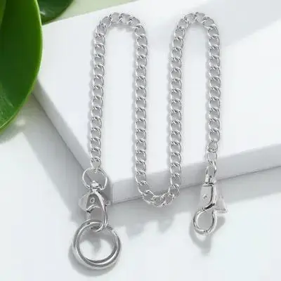 Electroplated Metal Pocket Watch Chain Slim Buckle Stainless Accessory Hanging Fashion Clothing Chain
Electroplated Metal Pocket Watch Chain Slim Buckle Stainless Accessory Hanging Fashion Clothing Chain