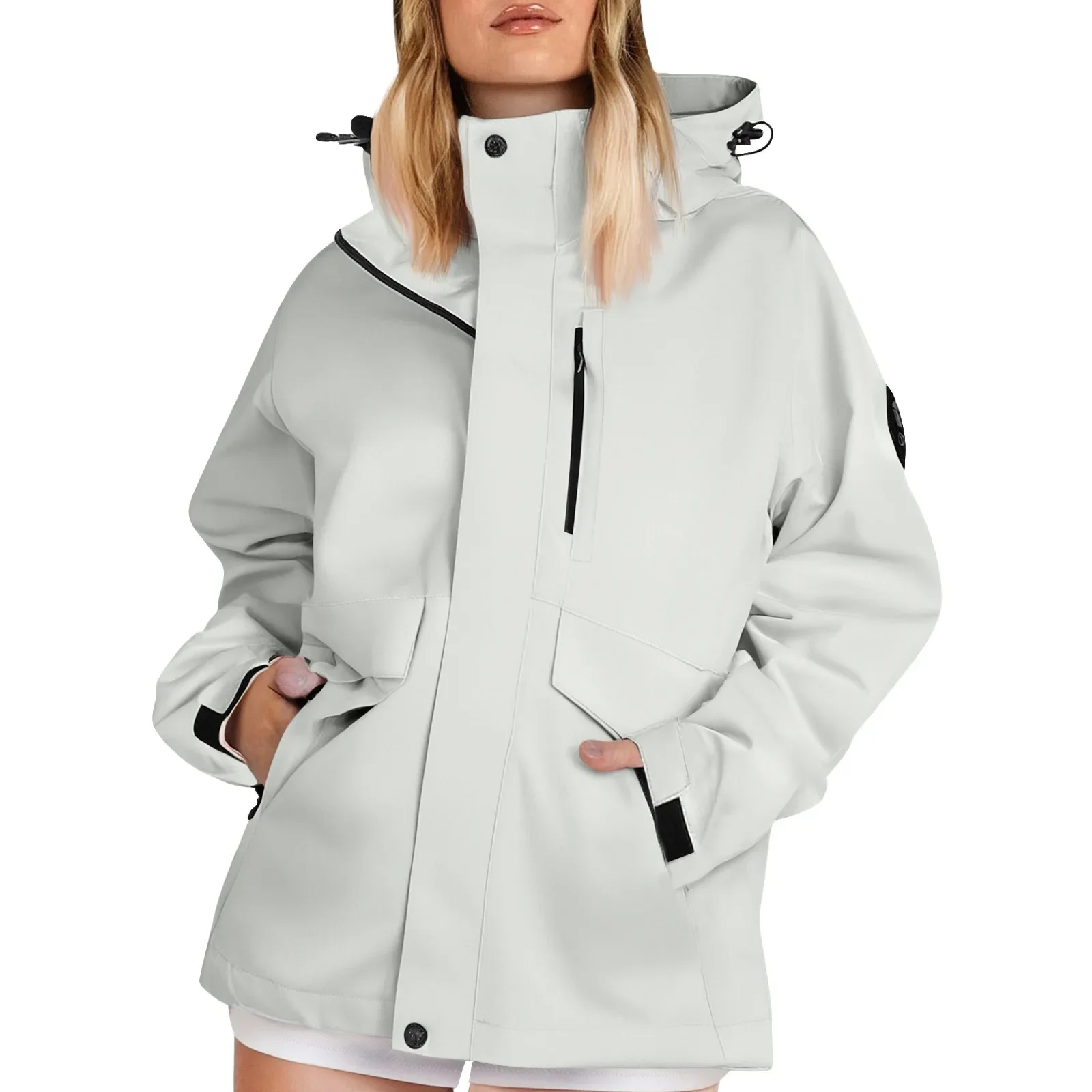 Lightweight Waterproof Hiking Jackets Women Men Autumn Solid Color Loose Hooded Windbreaker Coat Outdoor Windproof Rain Jackets
Lightweight Waterproof Hiking Jackets Women Men Autumn Solid Color Loose Hooded Windbreaker Coat Outdoor Windproof Rain Jackets