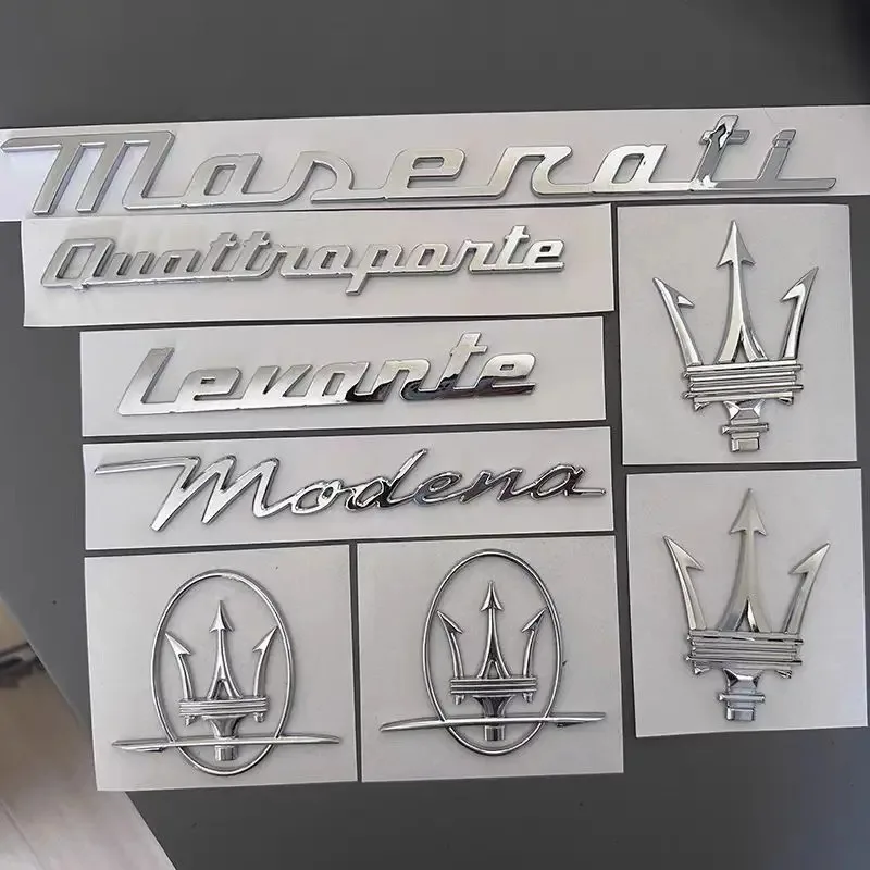 Car Rear Trunk Letters Emblem Badge Decals Sticker For Maserati Gransport Granlusso Quattroporte Granturismo Ghibli Levante SQ4
Car Rear Trunk Letters Emblem Badge Decals Sticker For Maserati Gransport Granlusso Quattroporte Granturismo Ghibli Levante SQ4