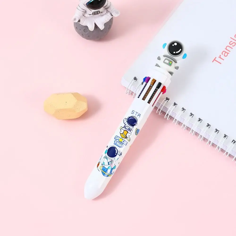 Multifunctional Astronaut Color Ballpoint Pen Quick Dry Astronaut 10 Colors Ballpoint Pen Cartoon 0.5mm Multicolored Pen
Multifunctional Astronaut Color Ballpoint Pen Quick Dry Astronaut 10 Colors Ballpoint Pen Cartoon 0.5mm Multicolored Pen