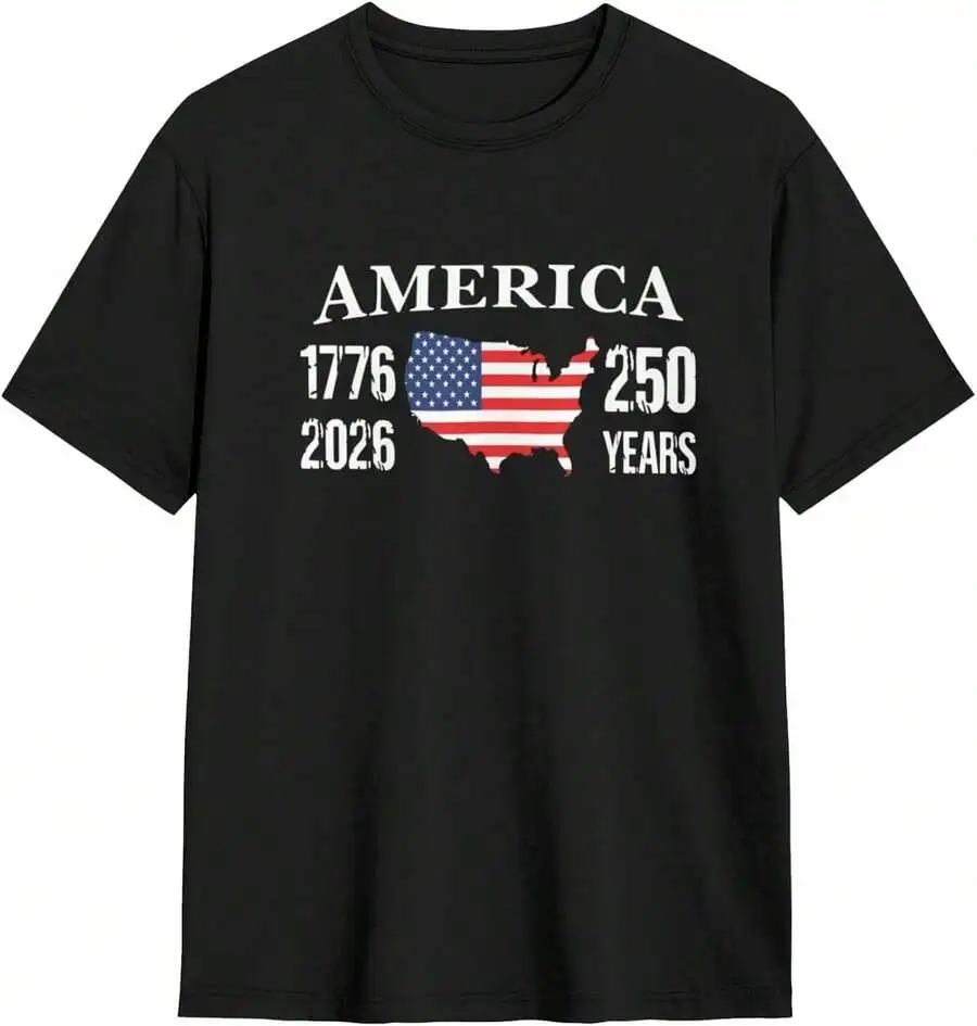 America 250th Anniversary T-Shirt 1776-2026 Graphic Unisex Cotton Tee
America 250th Anniversary T-Shirt 1776-2026 Graphic Unisex Cotton Tee