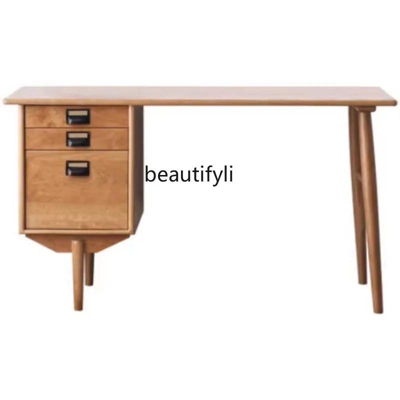Cherrywood Desk Nordic Solid Wood Modern Minimalist Student Desk Drawer Double Office Computer Desk living room furniture
Cherrywood Desk Nordic Solid Wood Modern Minimalist Student Desk Drawer Double Office Computer Desk living room furniture