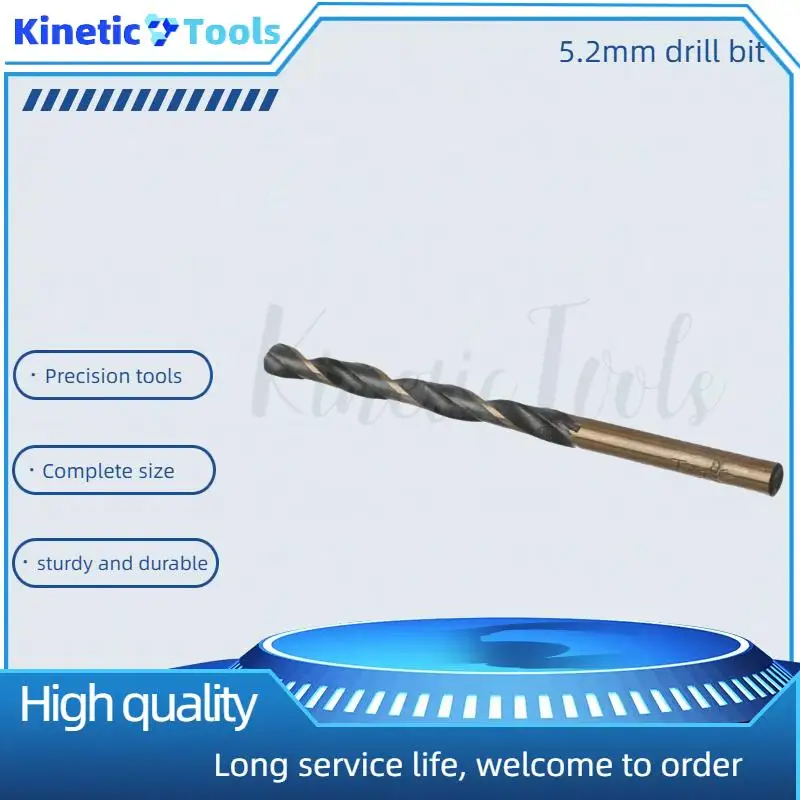 Профессиональное спиральное сверло из быстрорежущей стали 5,2 мм для сверления закаленной стали, чугуна и нержавеющей стали, несколько размеров
Профессиональное спиральное сверло из быстрорежущей стали 5,2 мм для сверления закаленной стали, чугуна и нержавеющей стали, несколько размеров