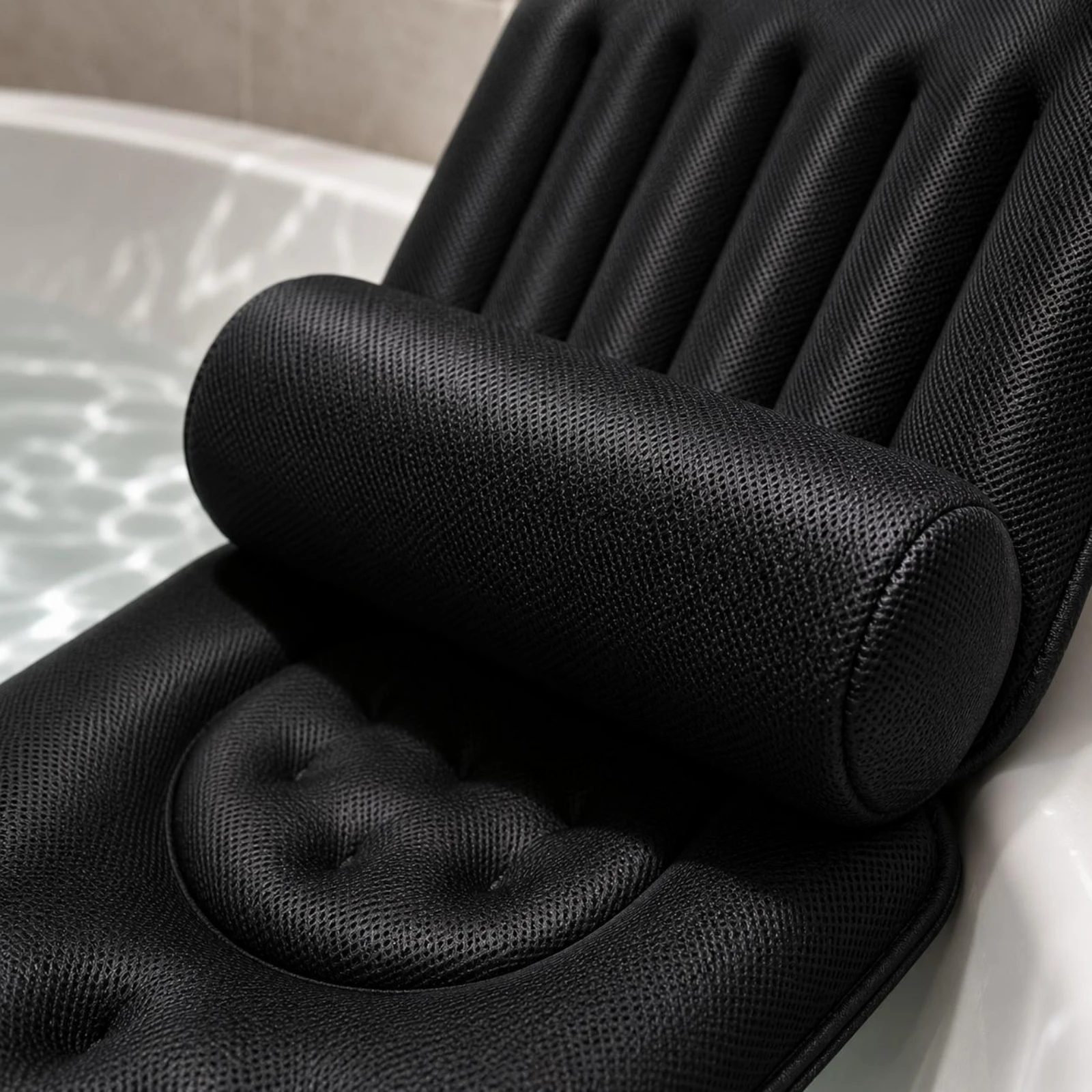 Bathtub Recliner Cushion Tufted Bath Recliner Cushion Bathtub Pillow with Lumbar Support Extra Thick Full Body Bath Pillow
Bathtub Recliner Cushion Tufted Bath Recliner Cushion Bathtub Pillow with Lumbar Support Extra Thick Full Body Bath Pillow