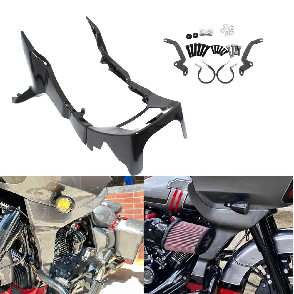 Motorcycle Accessory ABS Plastic Light Black Fairing Spoilers Cover For Harley Road Glide FLTRX Special FLTRXS 2017-2023 2022
Motorcycle Accessory ABS Plastic Light Black Fairing Spoilers Cover For Harley Road Glide FLTRX Special FLTRXS 2017-2023 2022