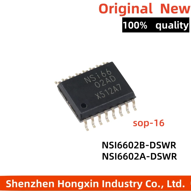 (5-10piece) New NSI6602A-DSWR NSI6602B-DSWR NSI6602AD NSI6602BD NSI6602 NSI66 sop-16 Isolation IC dual channel gate driver
(5-10piece) New NSI6602A-DSWR NSI6602B-DSWR NSI6602AD NSI6602BD NSI6602 NSI66 sop-16 Isolation IC dual channel gate driver