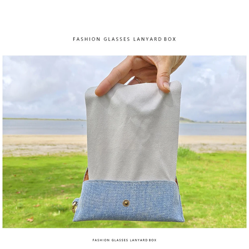Fashion Sunglasses Organizer Lightweight Soft Protective Glasses Bag Chic Glasses Pouch Soft Lining Denim Glasses Box For
Fashion Sunglasses Organizer Lightweight Soft Protective Glasses Bag Chic Glasses Pouch Soft Lining Denim Glasses Box For