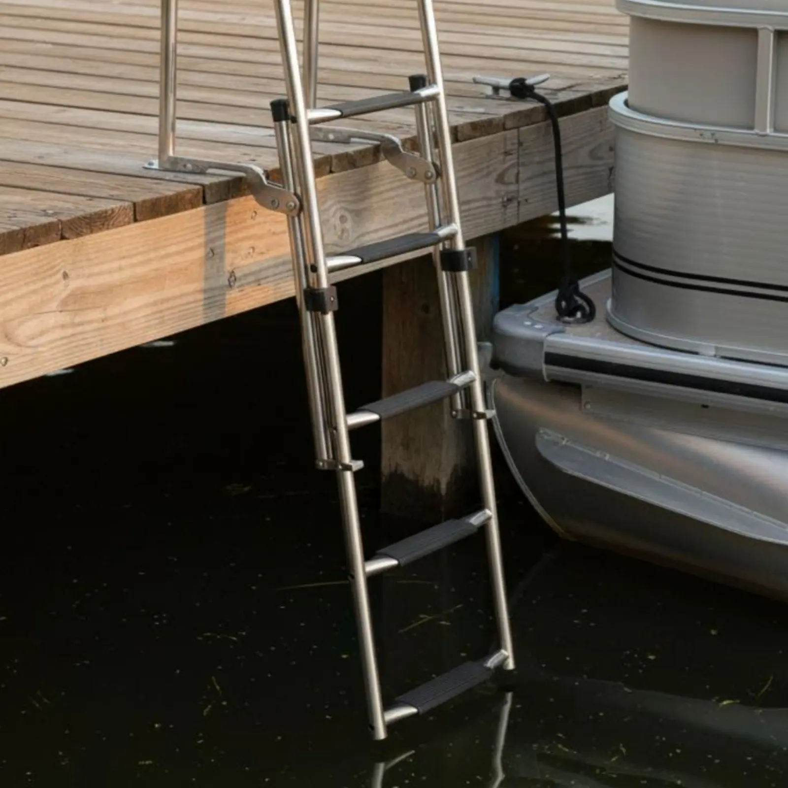 Folding Boat Ladder Stainless Steel Aquatic Ladder Space-Saving Storage Easy Installation for RV
Folding Boat Ladder Stainless Steel Aquatic Ladder Space-Saving Storage Easy Installation for RV