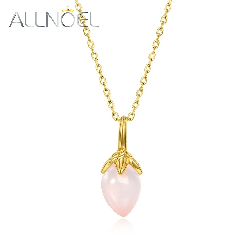 ALLNOEL Natural Rose Quartz 925 Sterling Sliver Pendant Necklace For Women Water Drop Lily of the Valley Flower Romance Jewelry
ALLNOEL Natural Rose Quartz 925 Sterling Sliver Pendant Necklace For Women Water Drop Lily of the Valley Flower Romance Jewelry